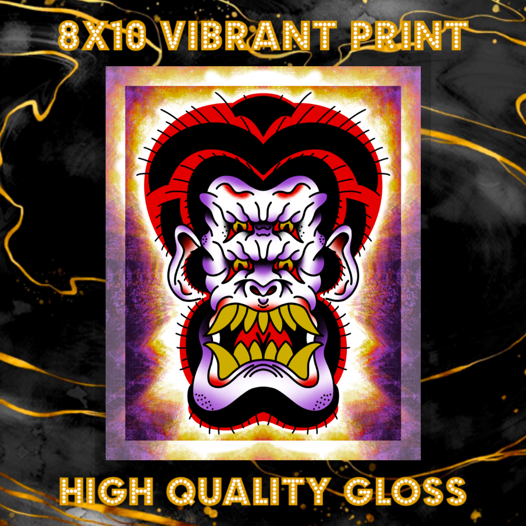 8x10 Vibrant Art Print - High Quality Gloss Paper