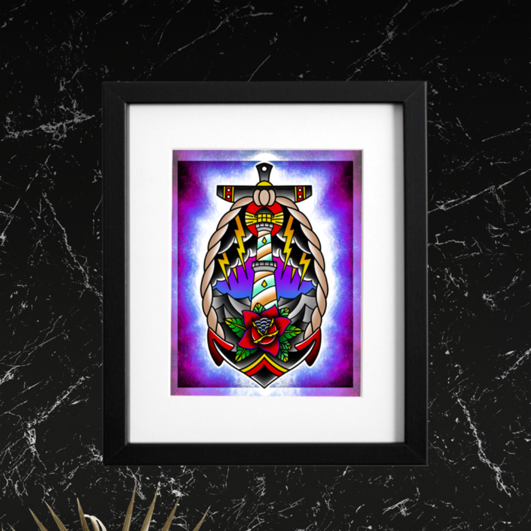 8x10 Vibrant Art Print - High Quality Gloss Paper