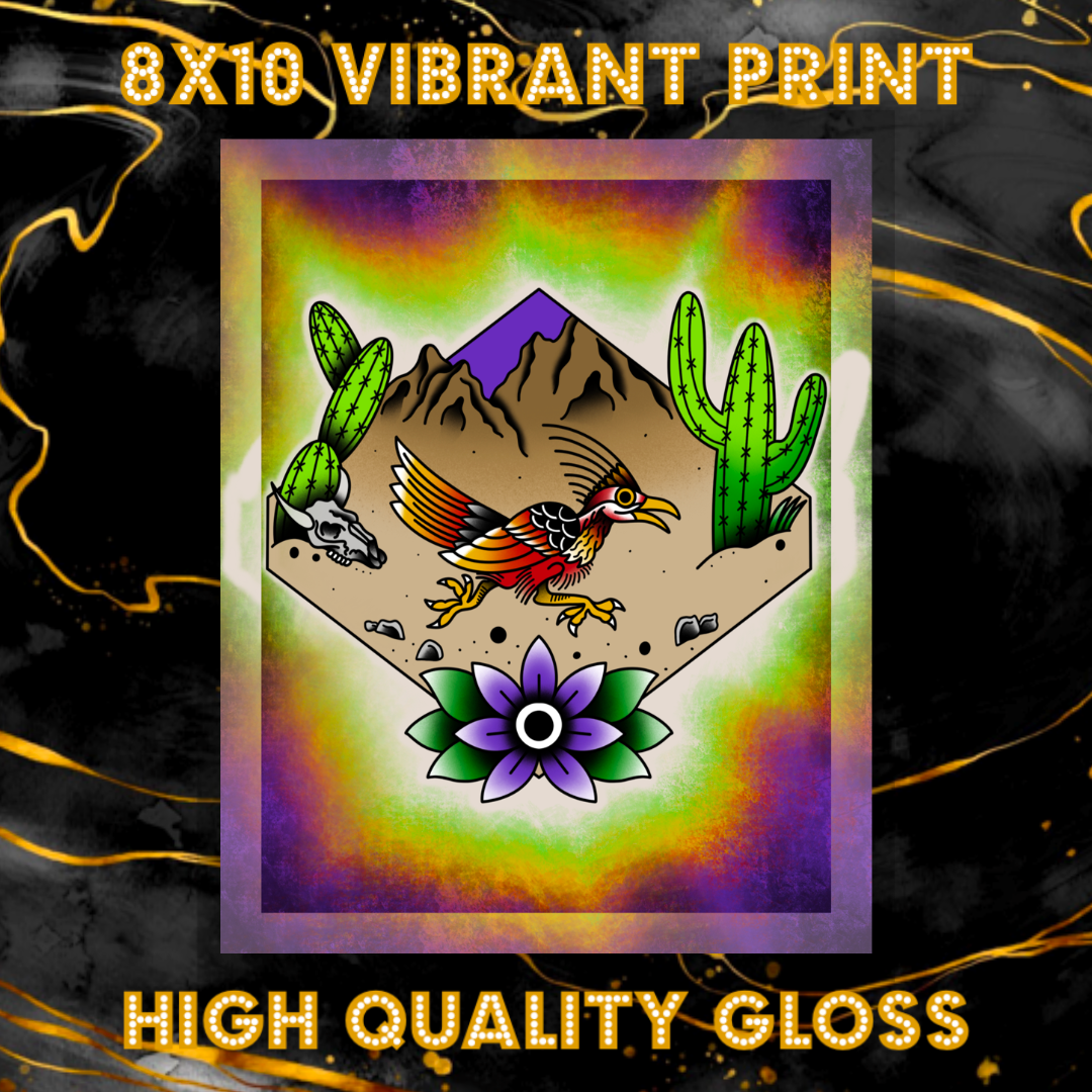 8x10 Vibrant Art Print - High Quality Gloss Paper