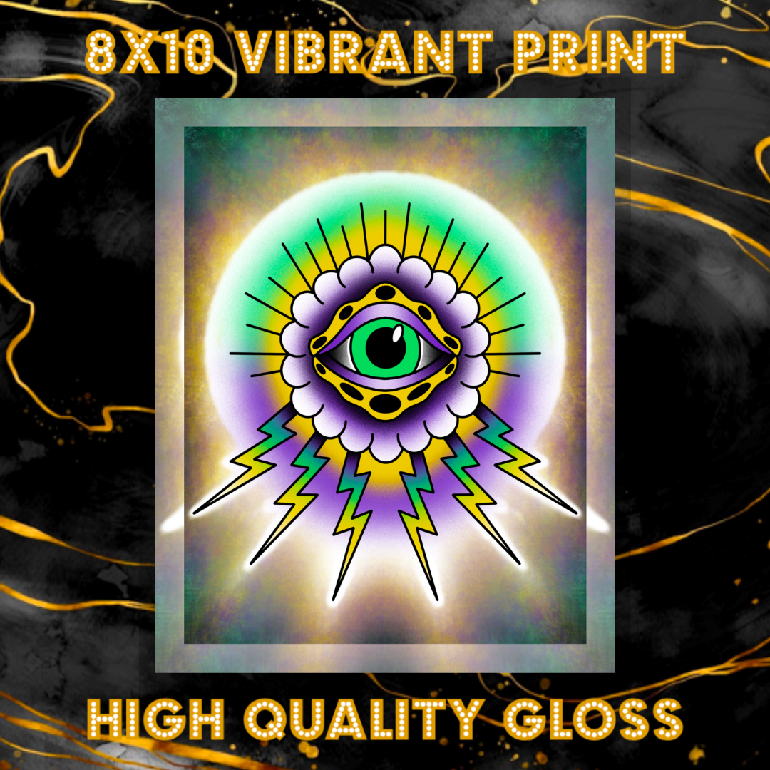 8x10 Vibrant Art Print - High Quality Gloss Paper