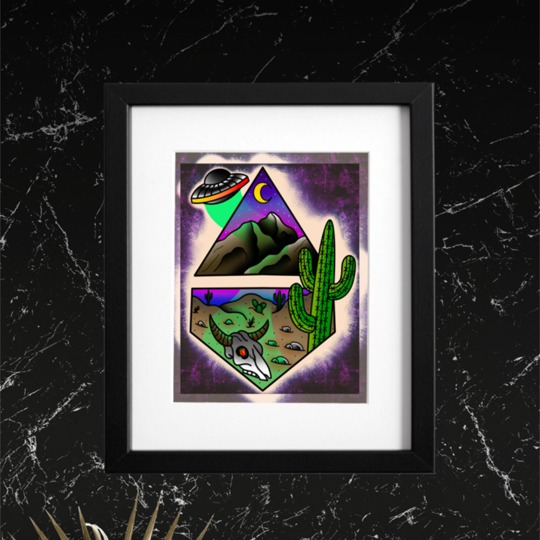 8x10 Vibrant Art Print - High Quality Gloss Paper