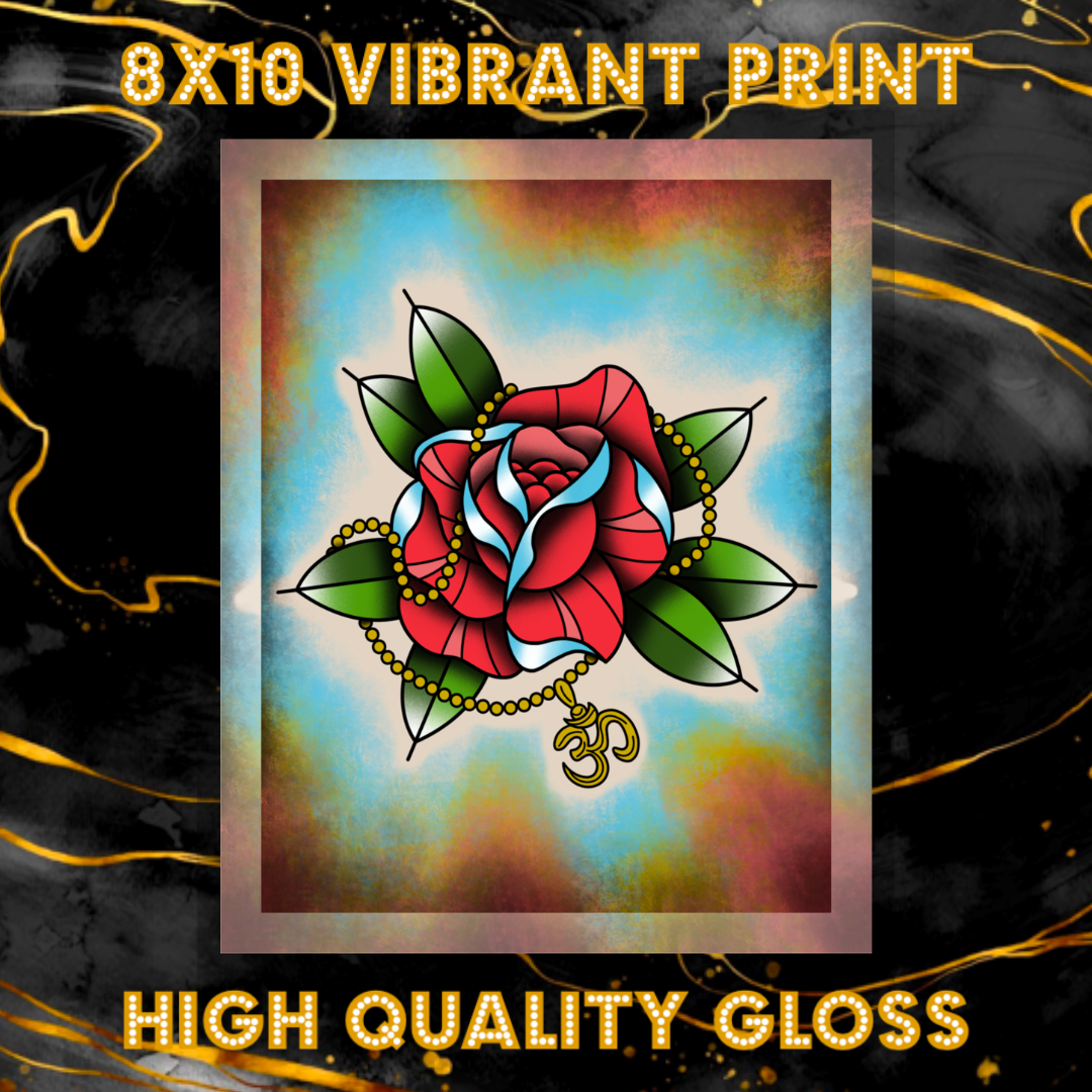 8x10 Vibrant Art Print - High Quality Gloss Paper