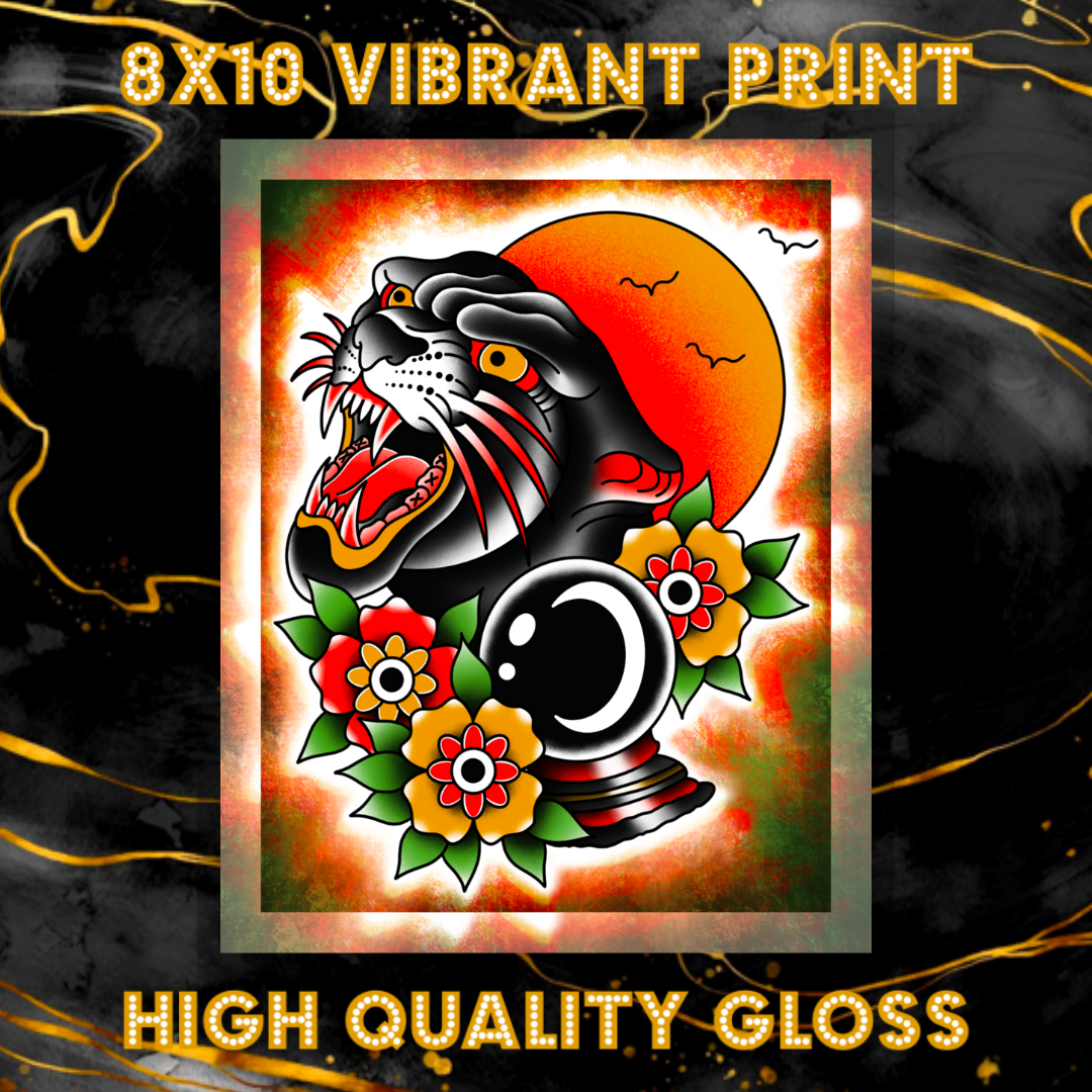 8x10 Vibrant Art Print - High Quality Gloss Paper